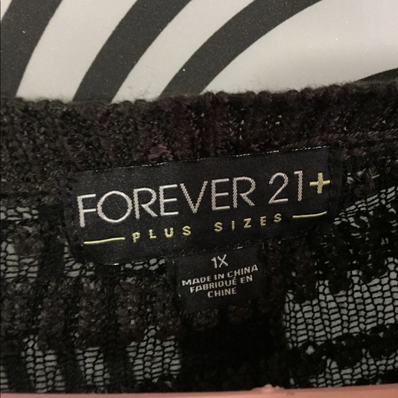 🔥5/$25- Forever 21 crop top Sz 1X - Picture 3 of 9
